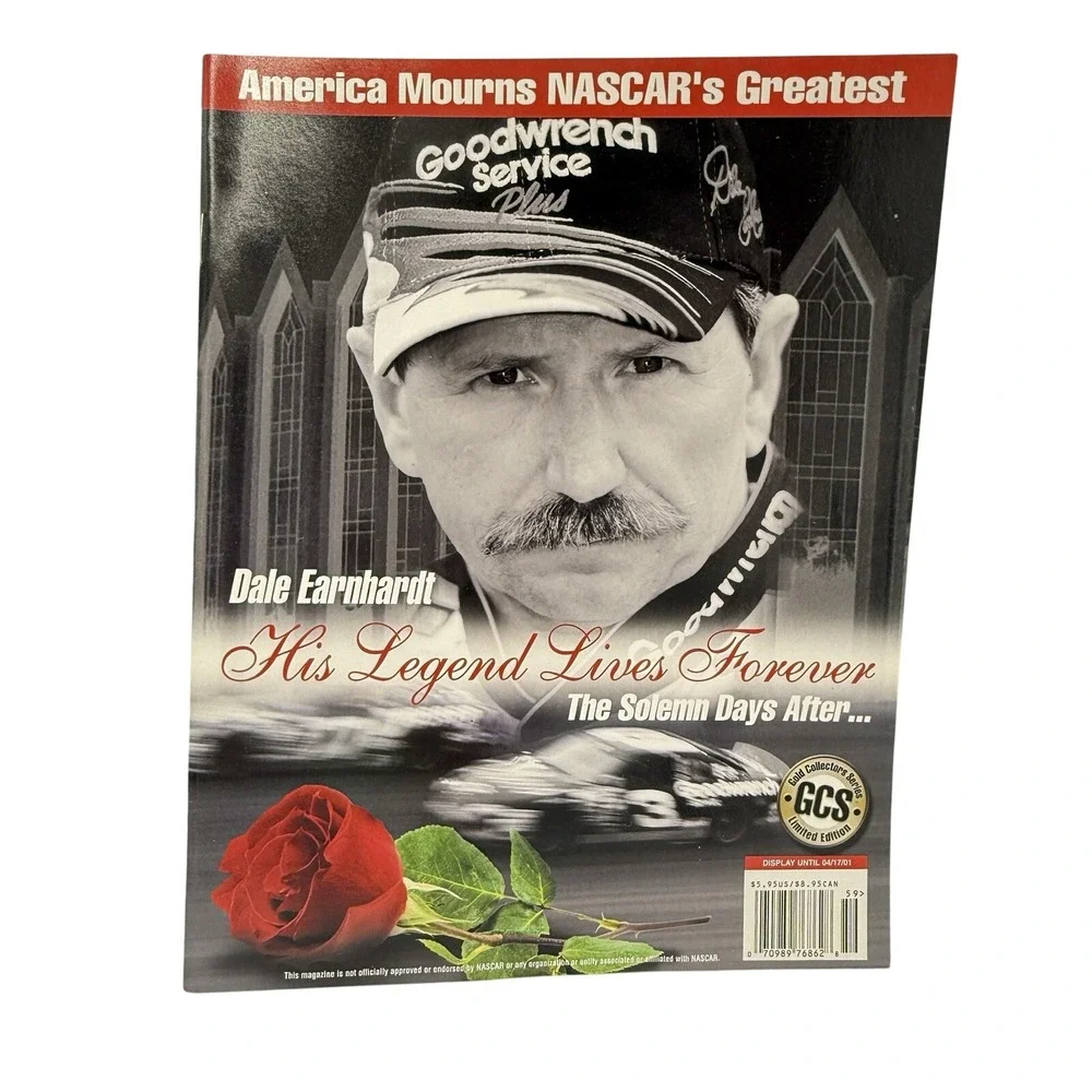 Tribute Dale Earnhardt His Legend Lives Gold‎ Collector Series Magazine